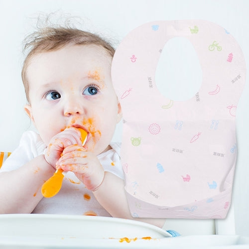 10pcs Disposable Bandana Bibs Baby Babador