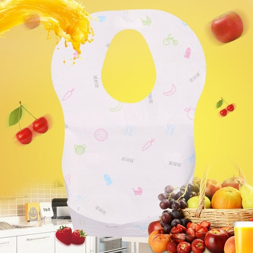 10pcs Disposable Bandana Bibs Baby Babador