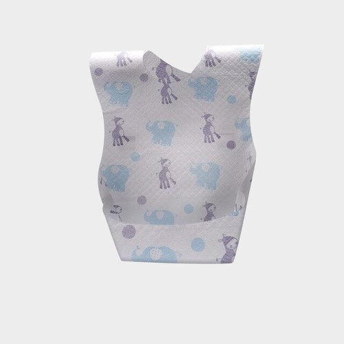 10pcs Disposable Cute Baby Bibs Cartoon