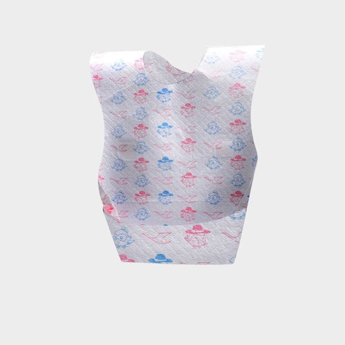 10pcs Disposable Cute Baby Bibs Cartoon