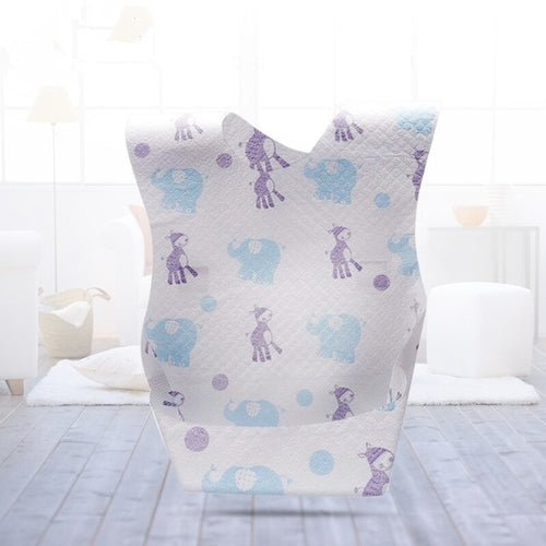 10pcs Disposable Cute Baby Bibs Cartoon