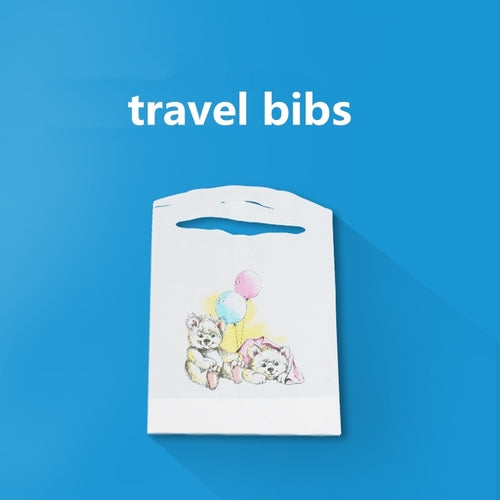 25pcs Baby Bibs Disposable Waterproof Lunch