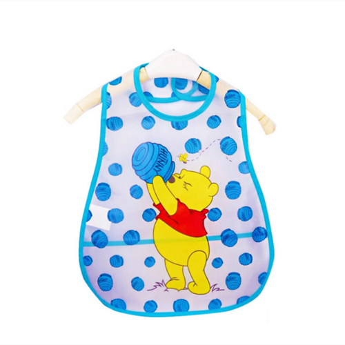 Adjustable Baby Bibs EVA Plastic Waterproof Lunch