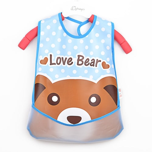 Adjustable Baby Bibs EVA Plastic Waterproof Lunch