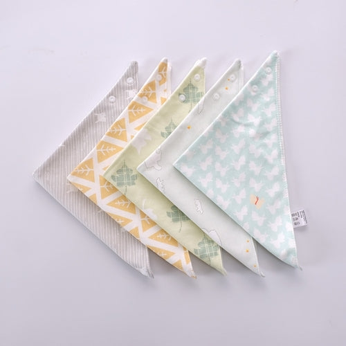Baby Bibs Cartoon Cotton Triangle Child Baberos