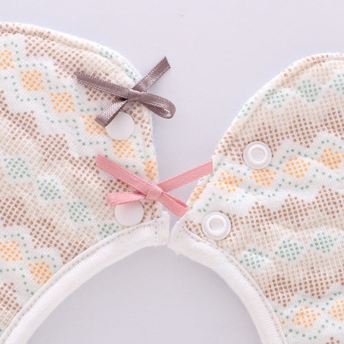 Baby Bibs Cotton Flower Waterproof Cloth Bibs