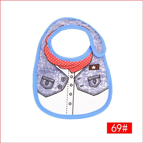 Baby Bibs Cute Cartoon Pattern Toddler Baby