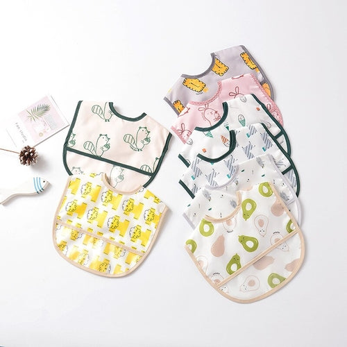 Baby Bibs EVA Waterproof Lunch Bibs Cartoon