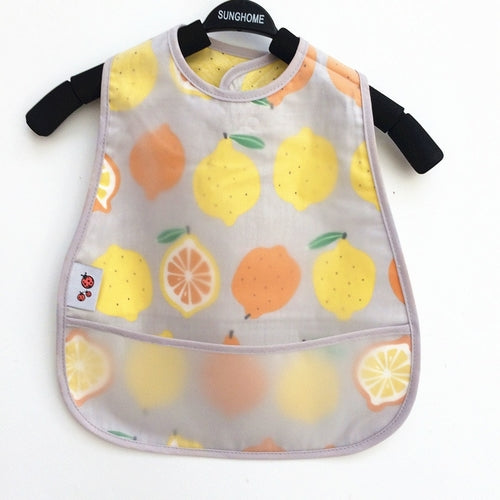 Baby Bibs EVA Waterproof Lunch Bibs Cartoon Fruits