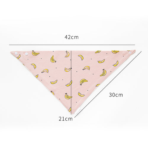 Christmas Baby Bibs Triangle Double Layers Cotton