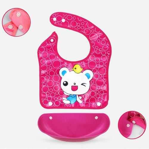 Detachable Baby Bibs EVA Waterproof Feeding Bibs