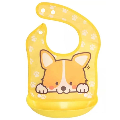 Detachable Baby Bibs EVA Waterproof Feeding Bibs