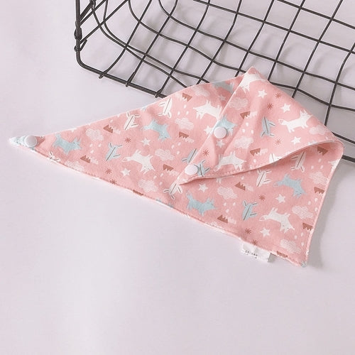 Cotton Bandana Bibs Baby Babador Feeding Smock