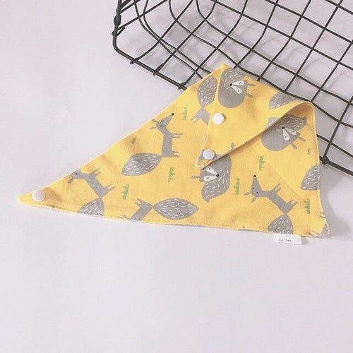 Cotton Bandana Bibs Baby Babador Feeding Smock