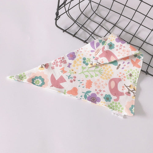 Cotton Bandana Bibs Baby Babador Feeding Smock