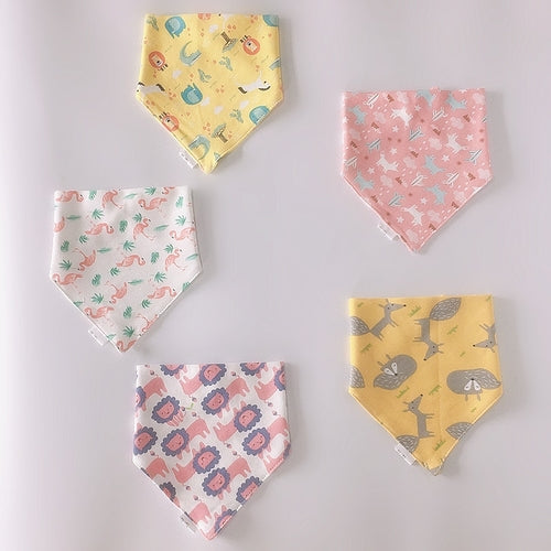Cotton Bandana Bibs Baby Babador Feeding Smock