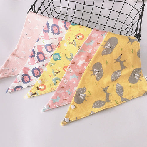 Cotton Bandana Bibs Baby Babador Feeding Smock